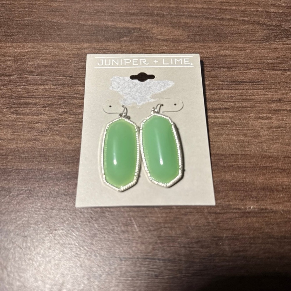 Juniper & Lime Seafoam Green Earrings